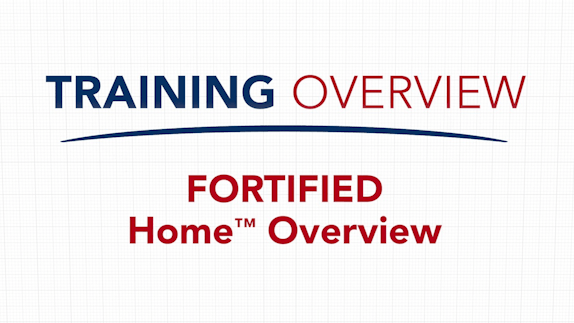 FORTIFIED Home™ Overview video