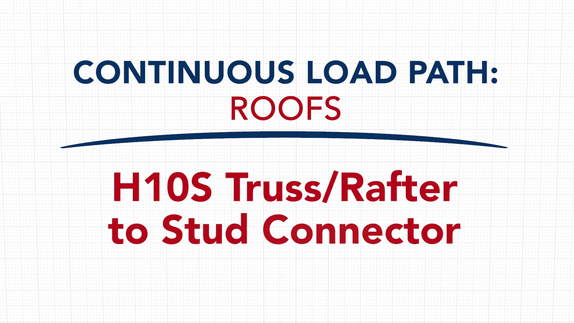 H10S Truss/Rafter to Stud Connector video