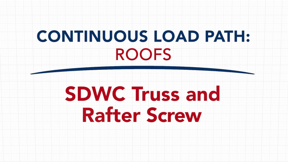 SDWC Truss and Rafter Screw video