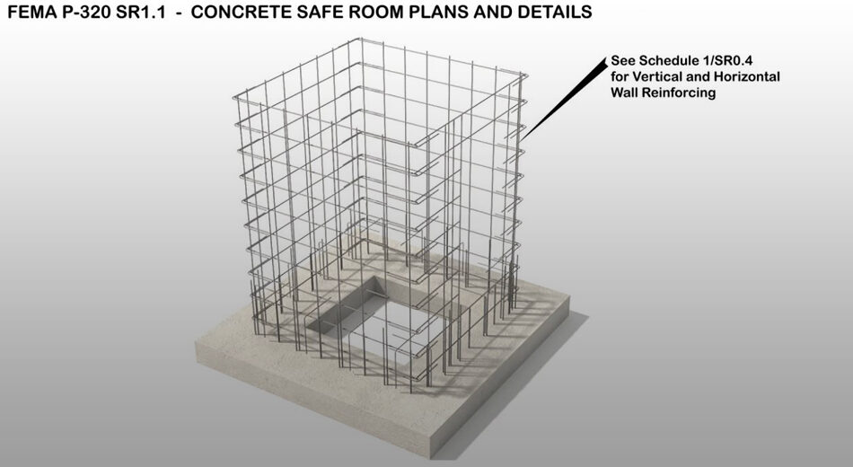 Concrete Safe Room Animation video