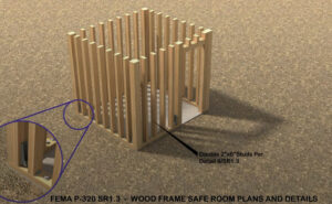 Wood Frame Safe Room Animation image