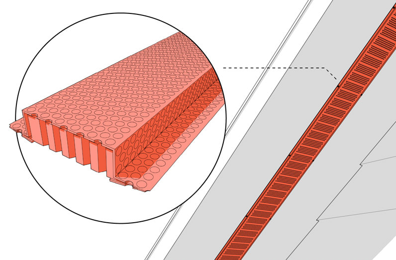 Non-metal vent materials