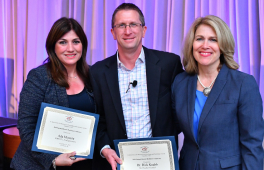 Photo of people holding awards