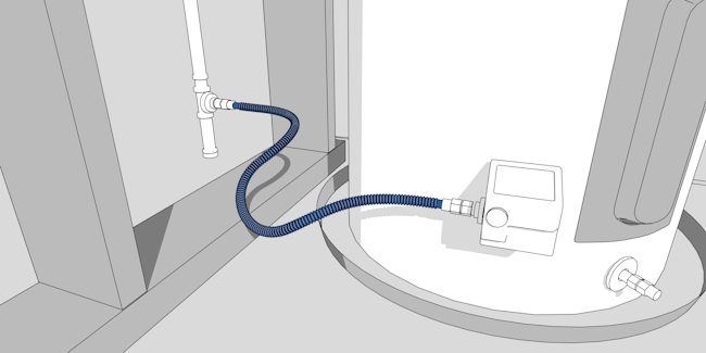 Install Flexible Hoses to Gas and Water Lines