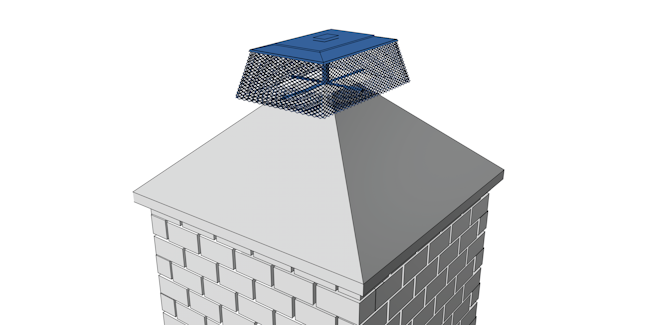 Install a Spark Arrestor for Chimneys and Stovepipes